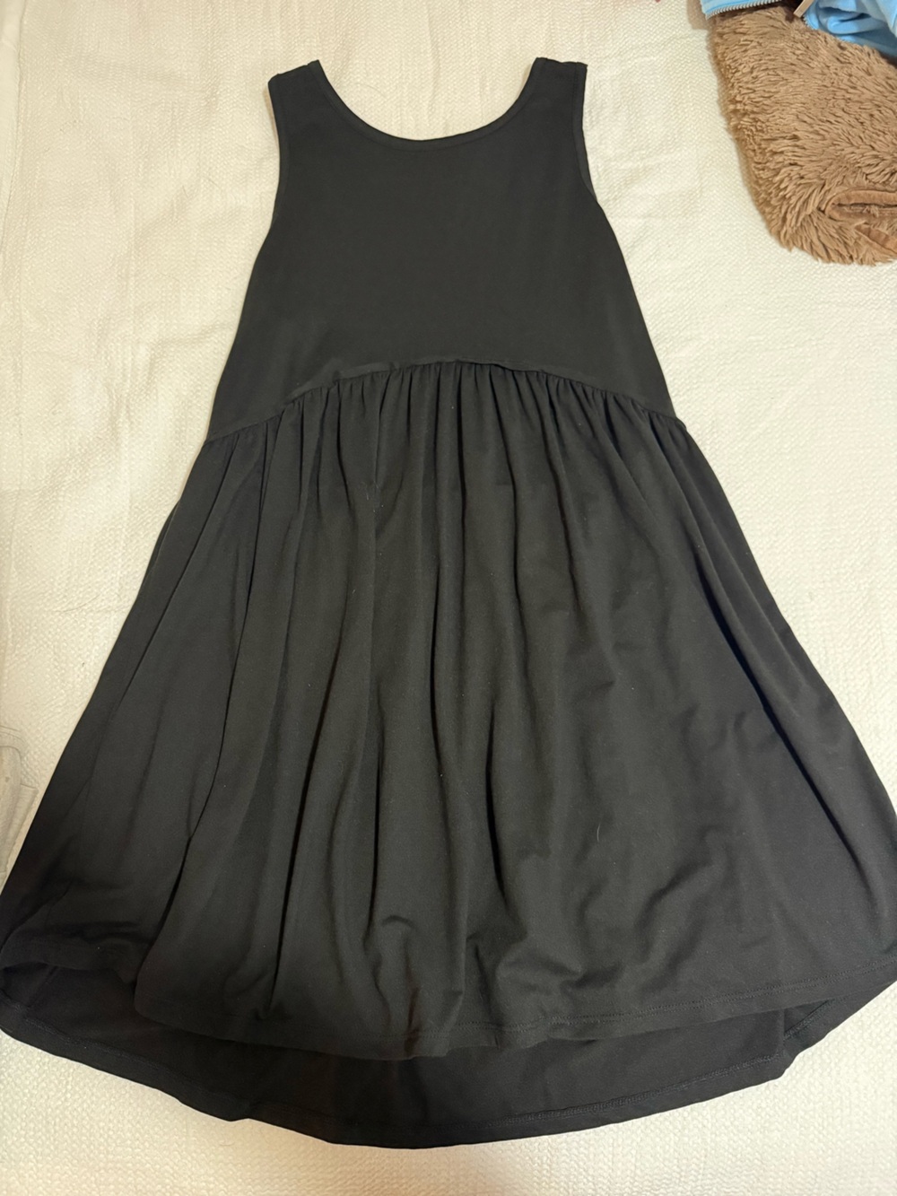 entro Black A-Line Gathered Waist Skirt